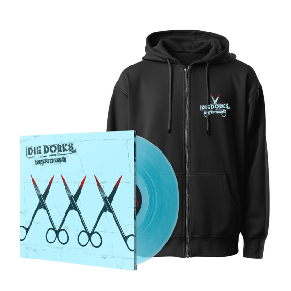Preorder Paket #5 „Unberechenbar“ – Vinyl "curacao" + Zipjacke