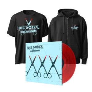 Preorder Paket #9 „Unberechenbar“ – Vinyl „red transparent“ + Shirt + Zipjacke