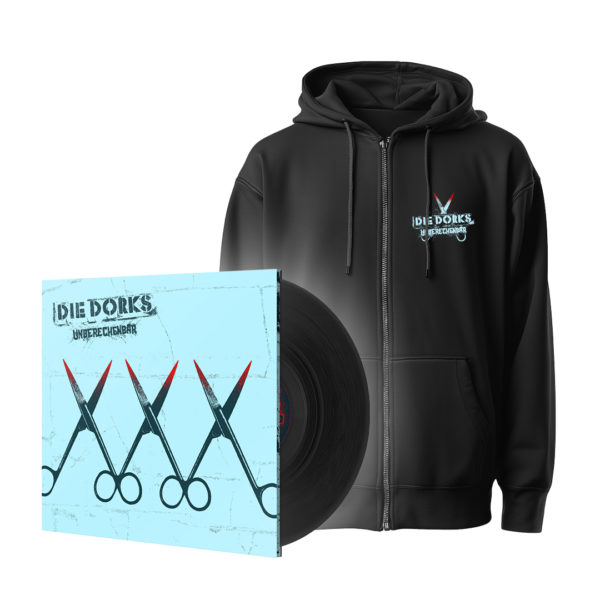 Preorder Paket #11 „Unberechenbar“ – Vinyl „black“ + Zipjacke